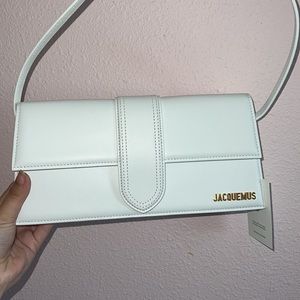 White Le Bambino Long Shoulder Bag (Jacquemus)